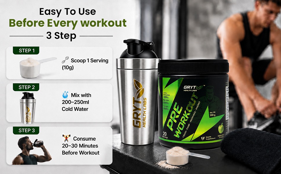 Pre Workout Supplement for Energy and Fitness (Pack of 2 — contains 2 units) - Image 6
