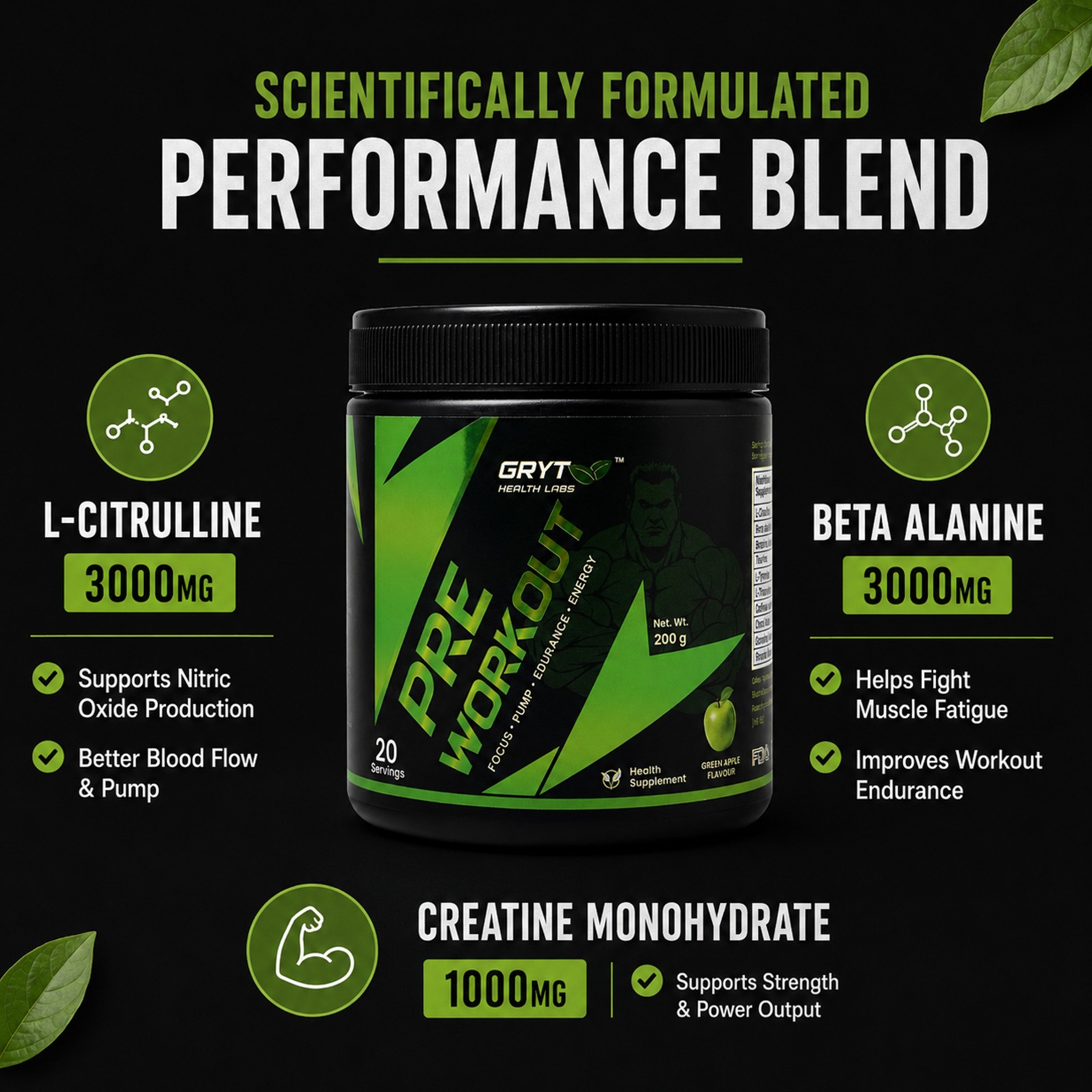 Pre Workout Supplement for Energy and Fitness (Pack of 2 — contains 2 units) - Image 14