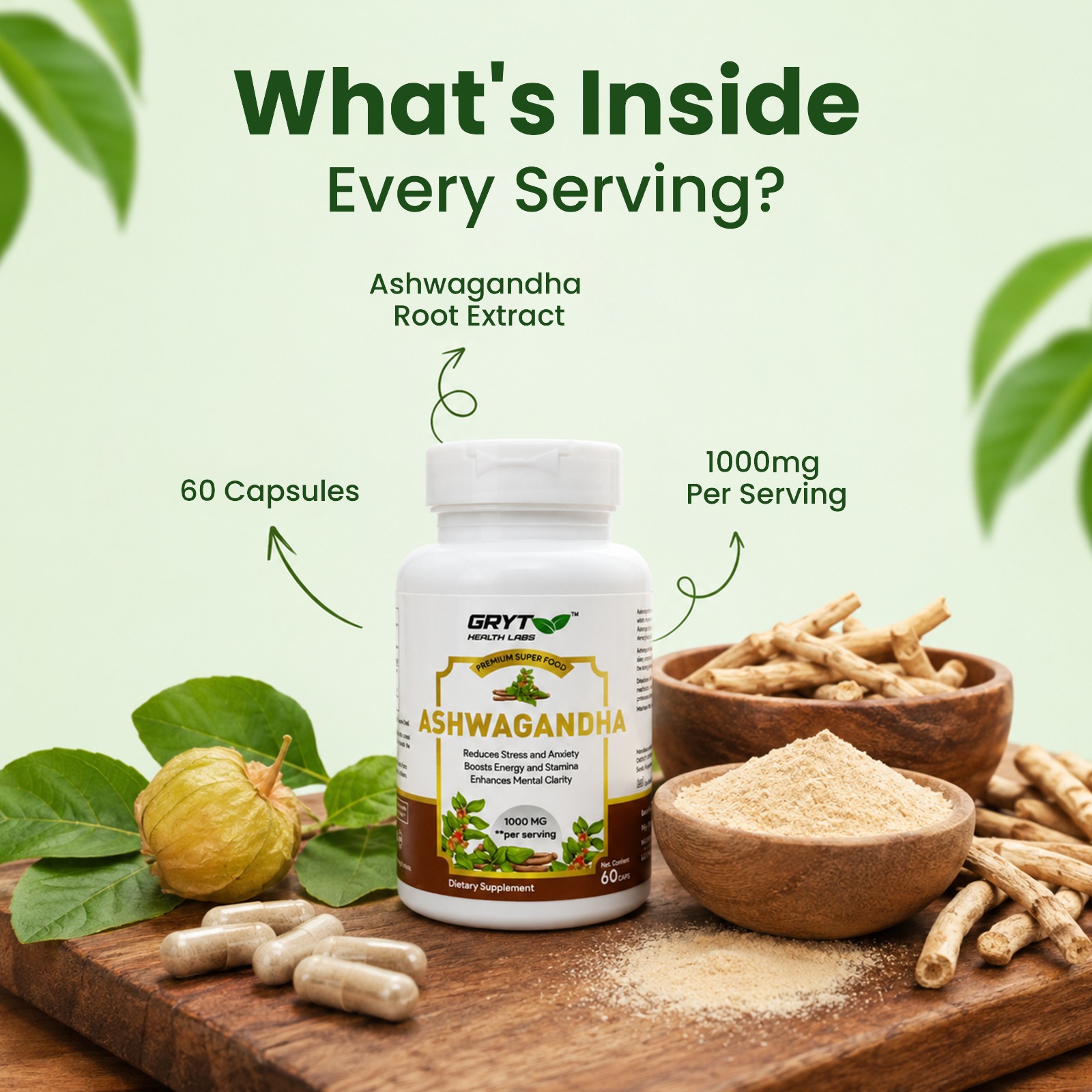 Ashwagandha Capsules for Stress and Energy Support - Image 4